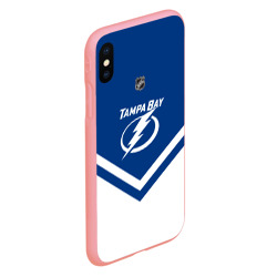 Чехол для iPhone XS Max матовый Tampa Bay Lightning - фото 2