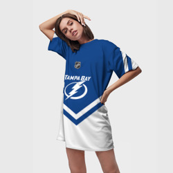 Платье-футболка 3D Tampa Bay Lightning - фото 2