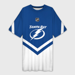 Платье-футболка 3D Tampa Bay Lightning