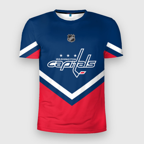 Мужская футболка 3D Slim Washington Capitals, цвет 3D печать