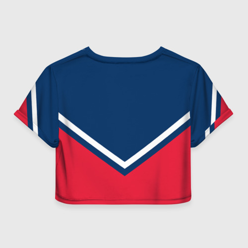 Женская футболка Crop-top 3D Washington Capitals, цвет 3D печать - фото 2