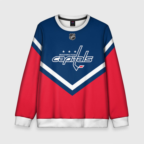 Детский свитшот 3D Washington Capitals, цвет 3D печать