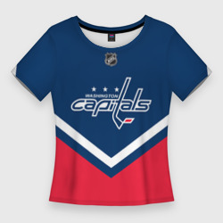 Женская футболка 3D Slim Washington Capitals