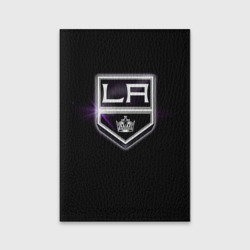 Обложка для паспорта матовая кожа Los Angeles Kings