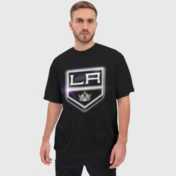 Мужская футболка oversize 3D Los Angeles Kings - фото 2