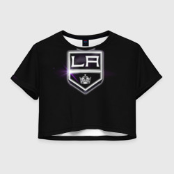 Женская футболка Crop-top 3D Los Angeles Kings