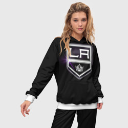 Женский костюм с толстовкой 3D Los Angeles Kings - фото 2