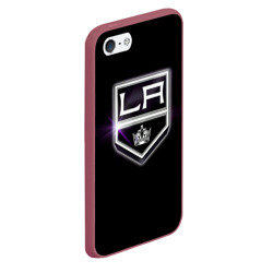 Чехол для iPhone 5/5S матовый Los Angeles Kings - фото 2