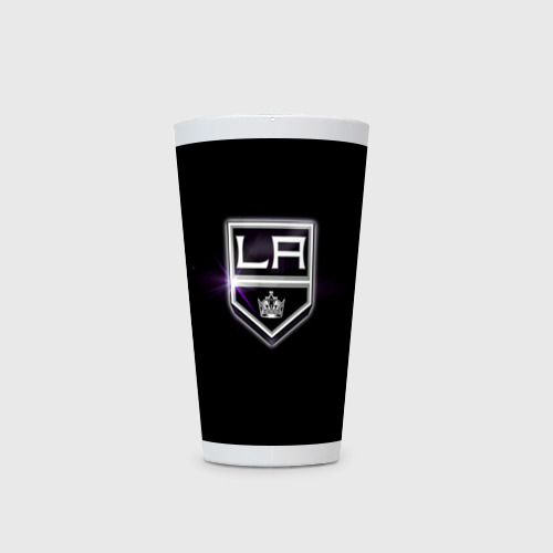 Кружка Латте с принтом Los Angeles Kings, фото на моделе #1