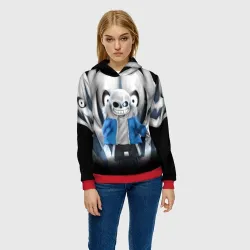 Женская толстовка 3D Sans - фото 2