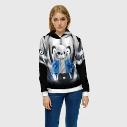 Женская толстовка 3D Sans - фото 2