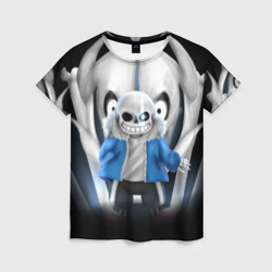 Женская футболка 3D Sans