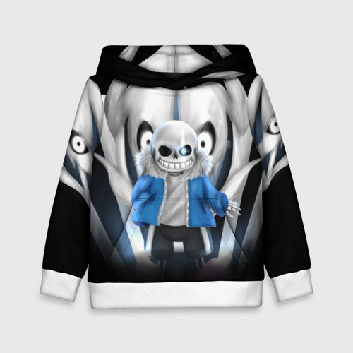 Детская толстовка 3D Sans, цвет белый