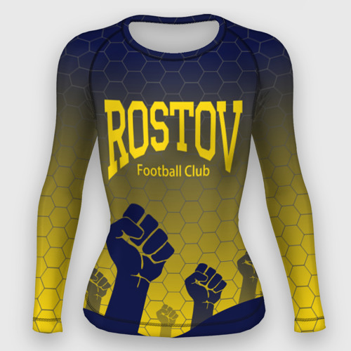 Женский рашгард 3D Rostov Football club, цвет 3D печать