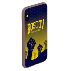 Чехол для iPhone XS Max матовый Rostov Football club - фото 2