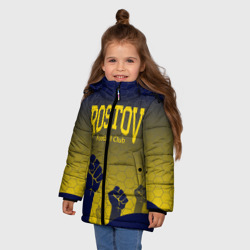 Зимняя куртка для девочек 3D Rostov Football club - фото 2