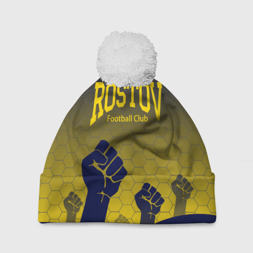 Шапка 3D c помпоном Rostov Football club