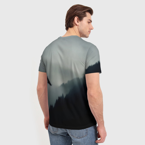 Мужская футболка 3D Орёл, цвет 3D печать - фото 4