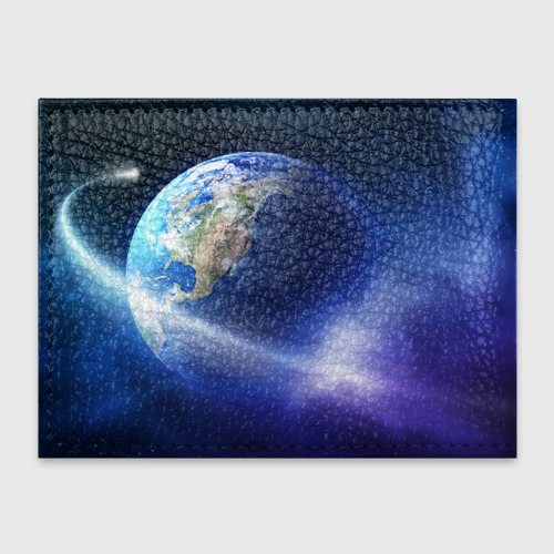 Обложка для студенческого билета Космос, цвет красный - фото 2