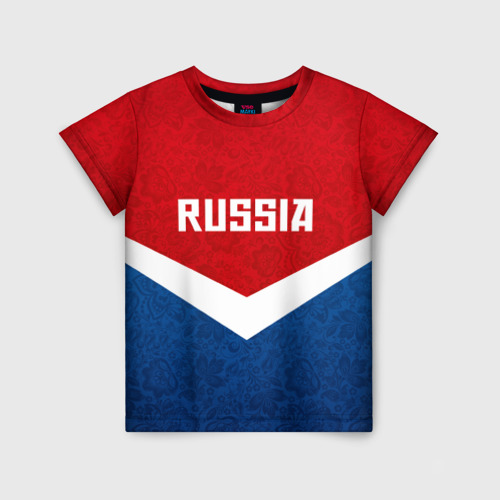 Детская Футболка Russia Team (3D)