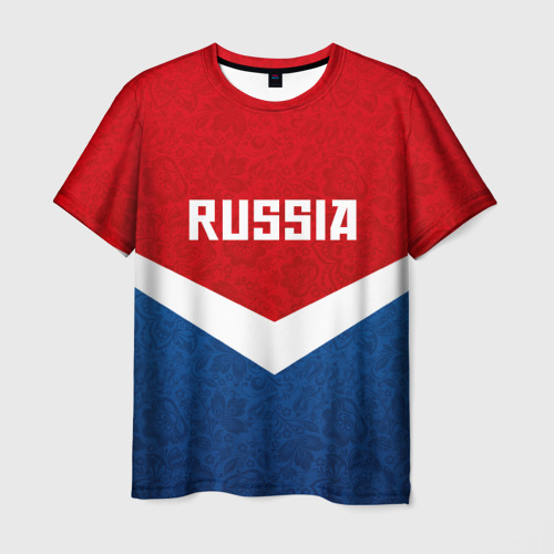 Мужская футболка 3D Russia Team Фото 01 Мужская футболка 3D Russia Team Фото 01