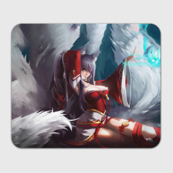 Прямоугольный коврик для мышки Ahri Fox