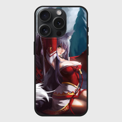 Чехол силиконовый для Apple iPhone 15 Pro матовый Ahri Fox