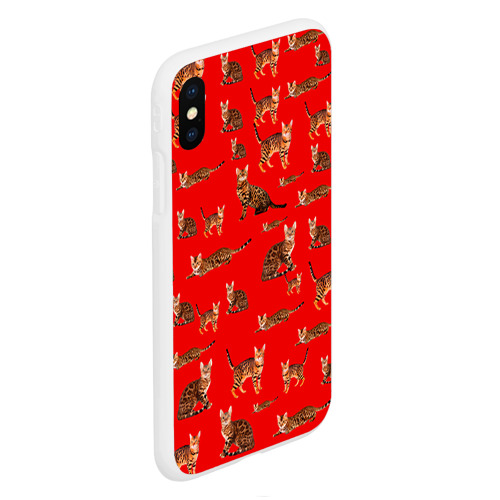 Чехол для iPhone XS Max матовый Котейки дольче - фото 3