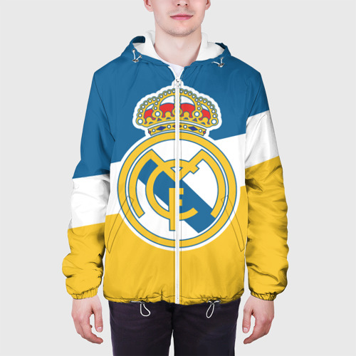 Мужская куртка 3D Реал Мадрид, цвет 3D печать - фото 4