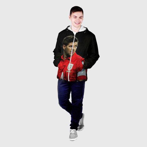 Мужская куртка 3D Steven Gerrard, цвет 3D печать - фото 3