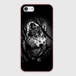 Чехол для iPhone 5/5S матовый Серый волк