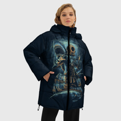 Женская зимняя куртка Oversize Подводная охота - фото 2