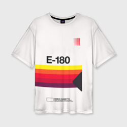Женская футболка oversize 3D VHS E-180