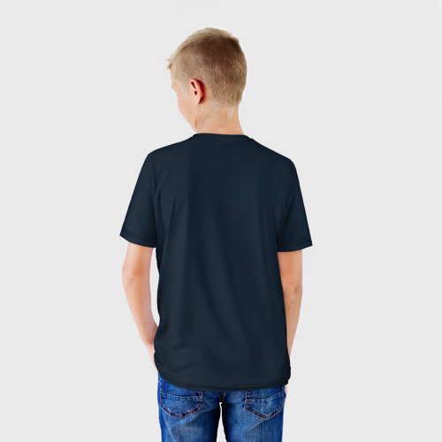 Детская футболка 3D Планетарный скейтбординг, цвет 3D печать - фото 4