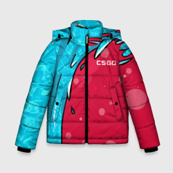 Зимняя куртка для мальчиков 3D Water Elemental - Дух воды
