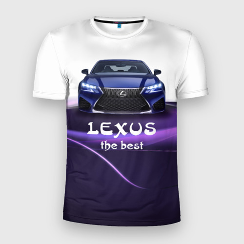 Мужская футболка 3D Slim Lexus the best