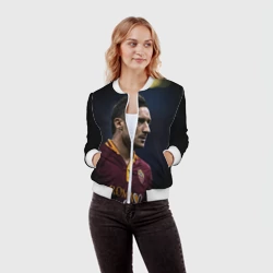 Женский бомбер 3D Франческо Тотти - легенда - фото 2
