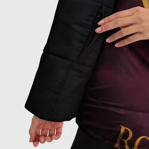 Женская зимняя куртка Oversize Франческо Тотти - легенда, цвет черный - фото 6