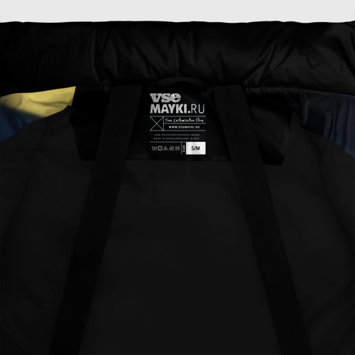 Женская зимняя куртка Oversize Франческо Тотти - легенда, цвет черный - фото 7