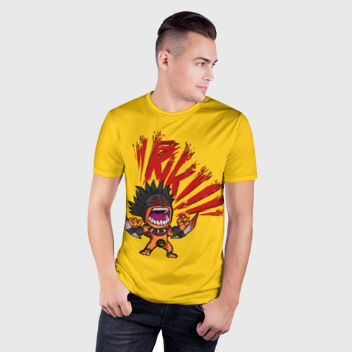 Мужская футболка 3D Slim Bloodseeker Rage, цвет 3D печать - фото 3