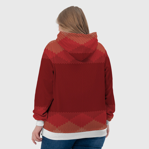 Женская толстовка 3D Простой свитер 3, цвет 3D печать - фото 7