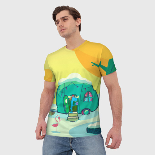 Мужская футболка 3D Happy Tree Friends, цвет 3D печать - фото 3