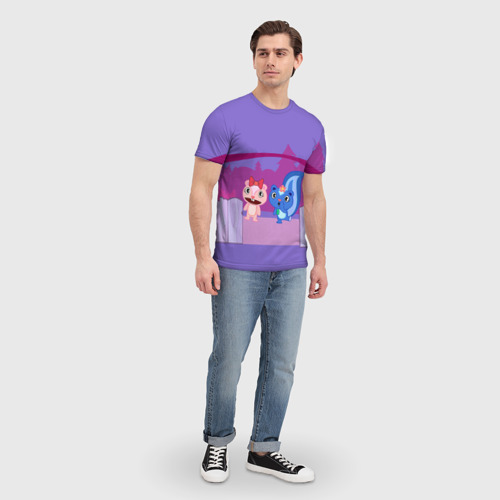 Мужская футболка 3D Happy Tree Friends, цвет 3D печать - фото 5