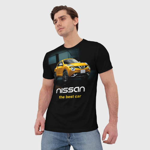 Мужская футболка 3D Nissan the best car - фото 3