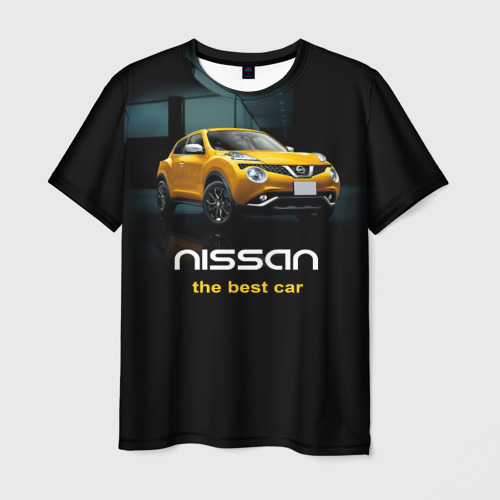 Мужская футболка 3D Nissan the best car, цвет 3D печать