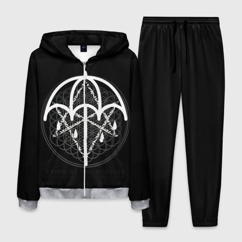 Мужской костюм 3D Bring Me The Horizon, цвет меланж