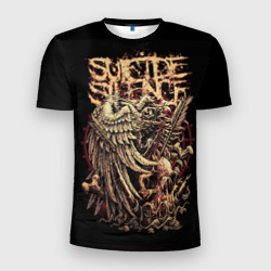 Мужская футболка 3D Slim Suicide Silence