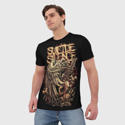 Мужская футболка 3D Suicide Silence - фото 2