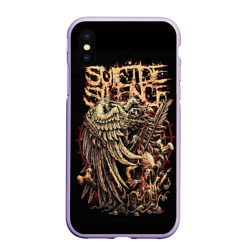 Чехол для iPhone XS Max матовый Suicide Silence