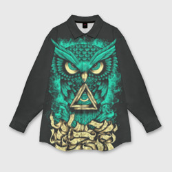 Женская рубашка oversize 3D Bring Me The Horizon